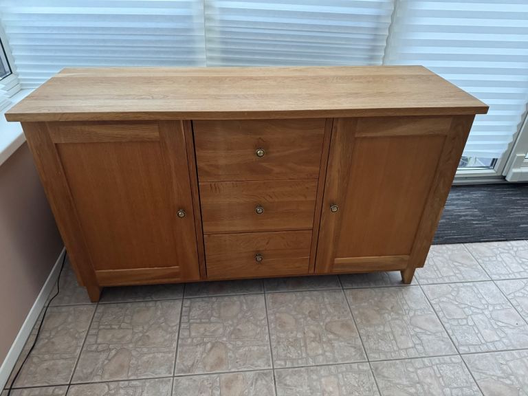 Heavy Oak Sideboard