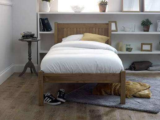 Single pine bed base brand new in box RRP £179.99