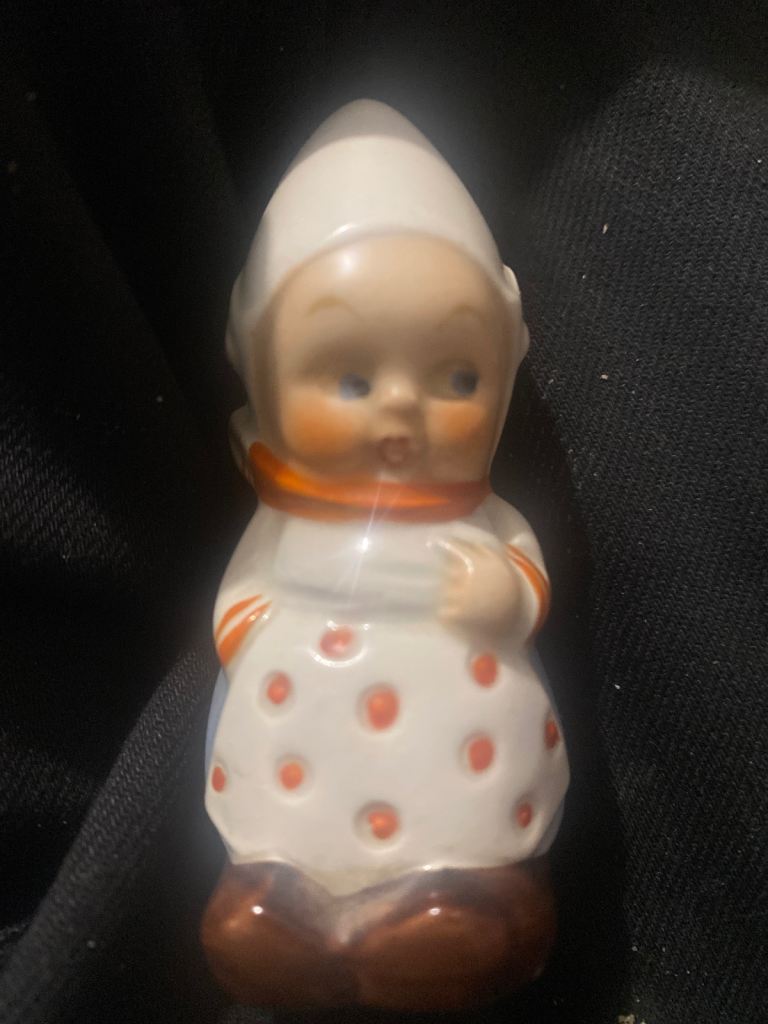 West German salt cellar little girl 