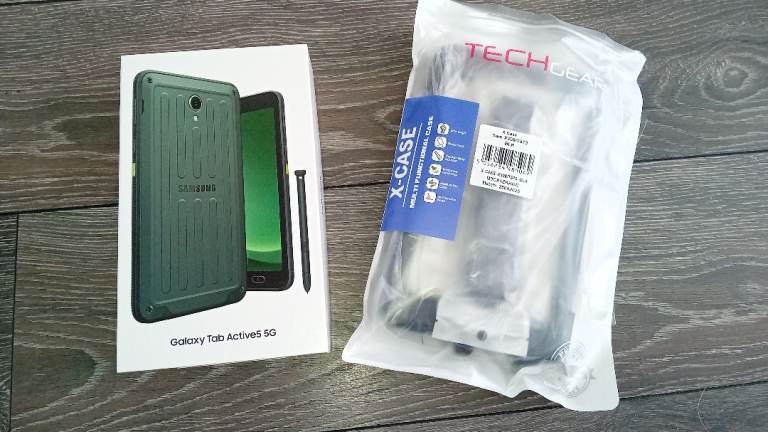 Samsung Galaxy Tab Active5 Enterprise Edition 5G Samsung Exynos LTE-TDD & LTE-FD and case