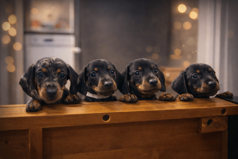 Dachshund Puppies ready to go healthchecked 