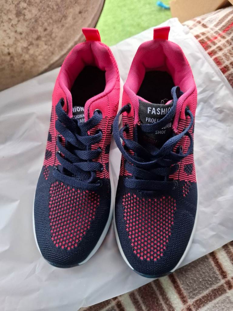 Pink trainers