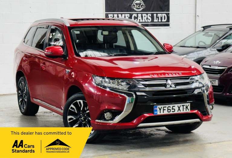 2015 Mitsubishi Outlander 2.0h 12kWh GX4h CVT 4WD Euro 6 (s/s) 5dr ESTATE Petrol/Electric Hybrid ...