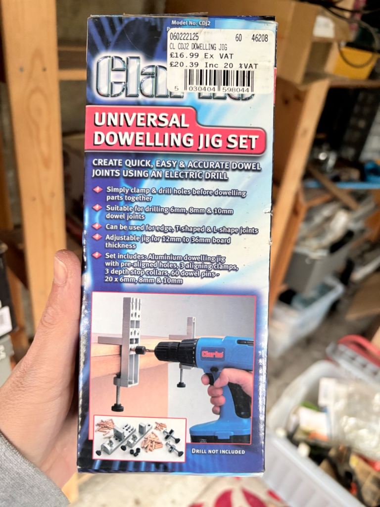 Clarke universal dowelling jig set