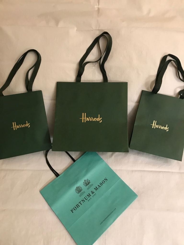 Harrods & Fortnum & Mason Gift Bags