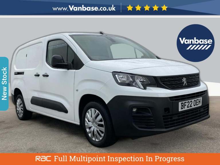2022 Peugeot Partner 1.5 BlueHDi 950 Professional Premium Long Panel Van 6dr Diesel Manual LWB E ...