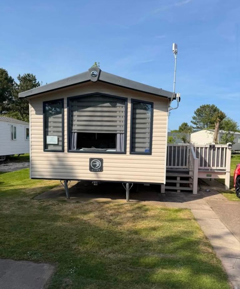 Static caravan sited at Haven Cleethorpes Beach