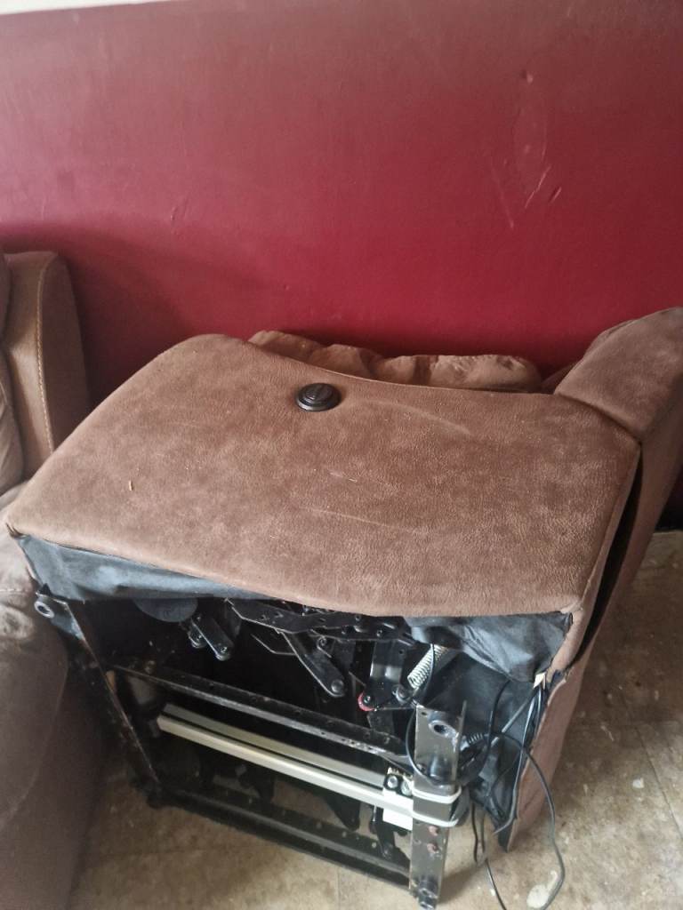 Two seater couch and chair