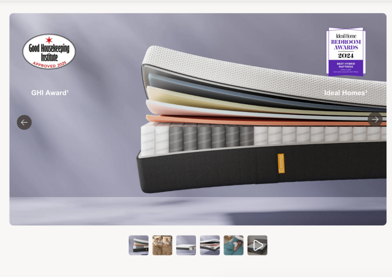 2 x Emma Hybrid Thermosync Mattresses  