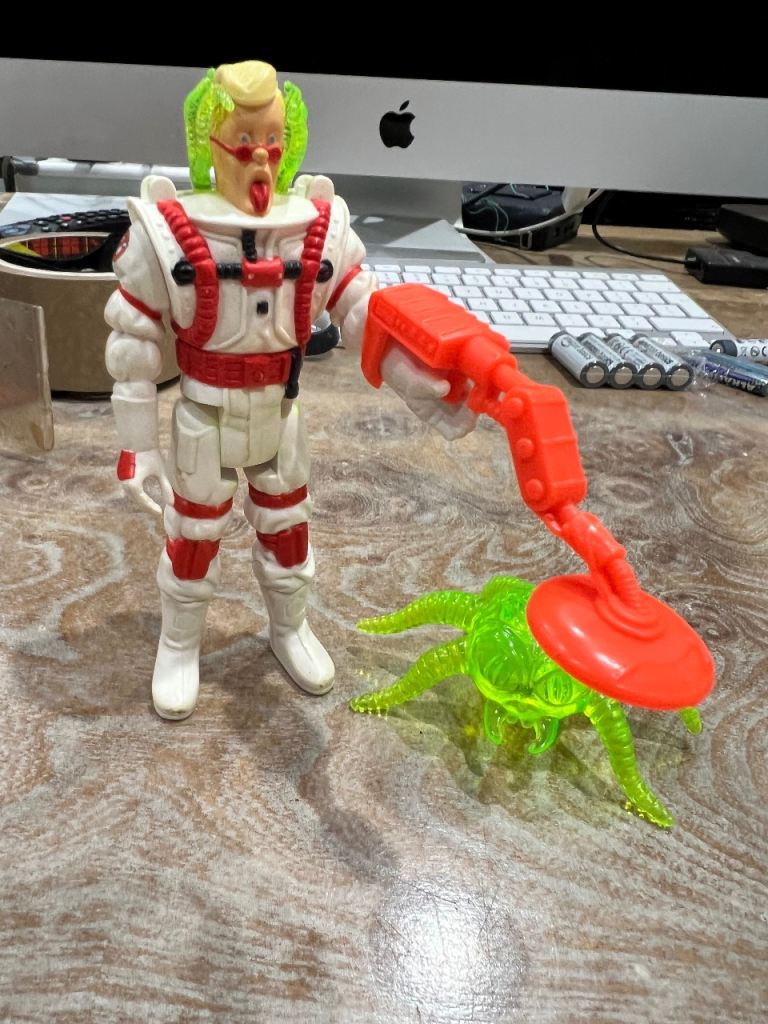 Vintage Kenner 1989 Ghostbusters Egon Spengler Action Figure 80’s Toy