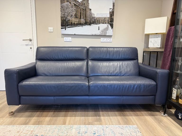 Darlings of Chelsea leather sofa