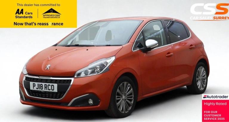 PEUGEOT 208 1.2 PureTech Allure Euro 6 (s/s) 5dr 2018