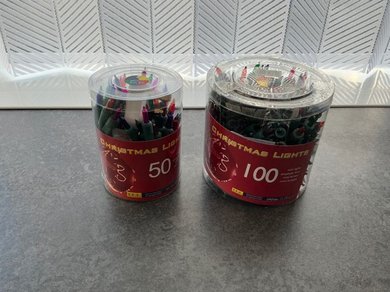 Christmas Lights (100 & 50 bulbs)