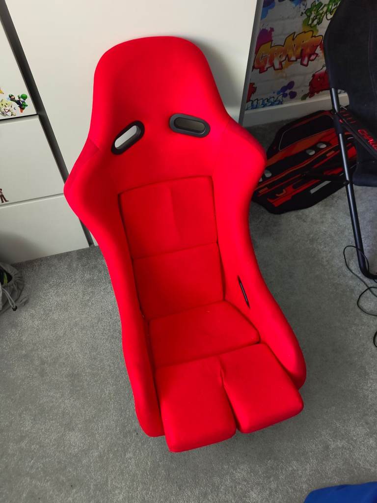 image for Red fabric bucket seat 