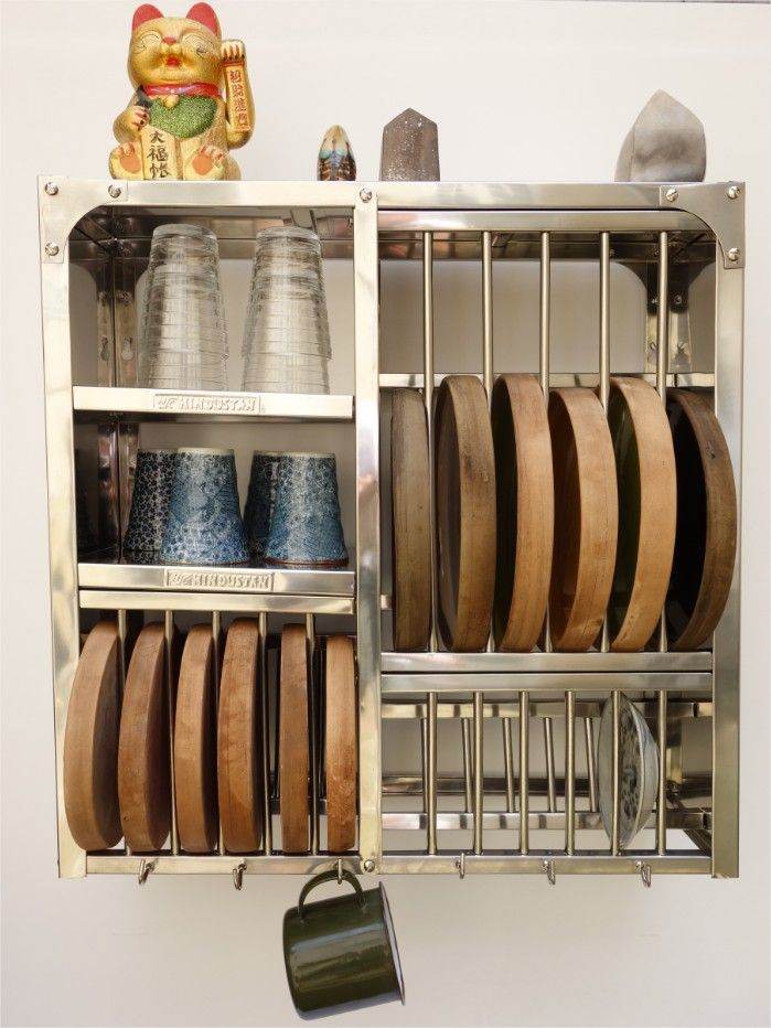 Traditional Indian plate rack 60×60 cm - MUMBAI