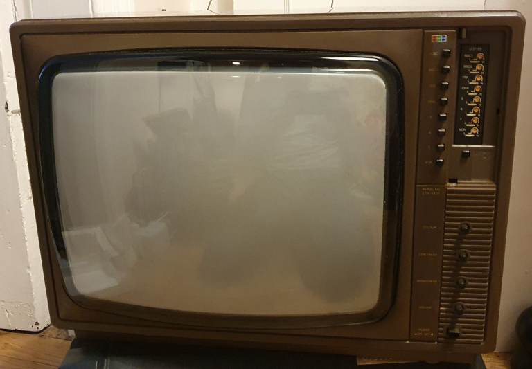 CTV 1401 crt tv. Retro vintage gaming
