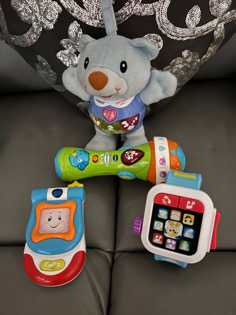 Toys phone teddy watch & microphone 