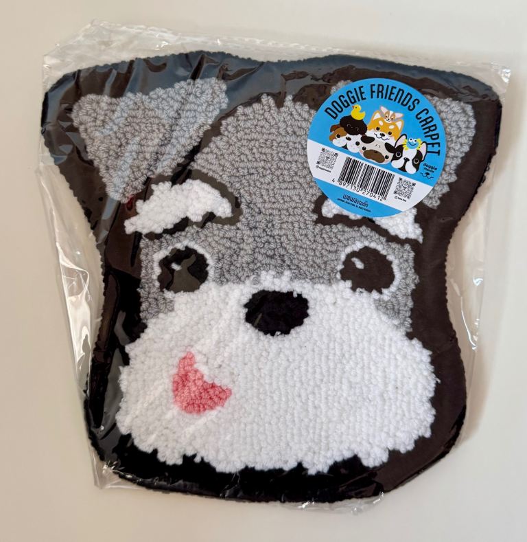 Doggie Friends Carpet - Schnauzer Design, New