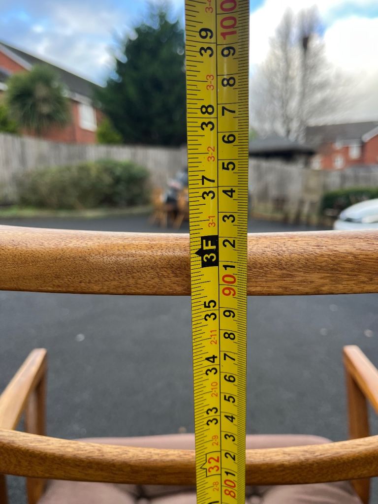 Pair of Macintosh carver dining chairs (delivery available)