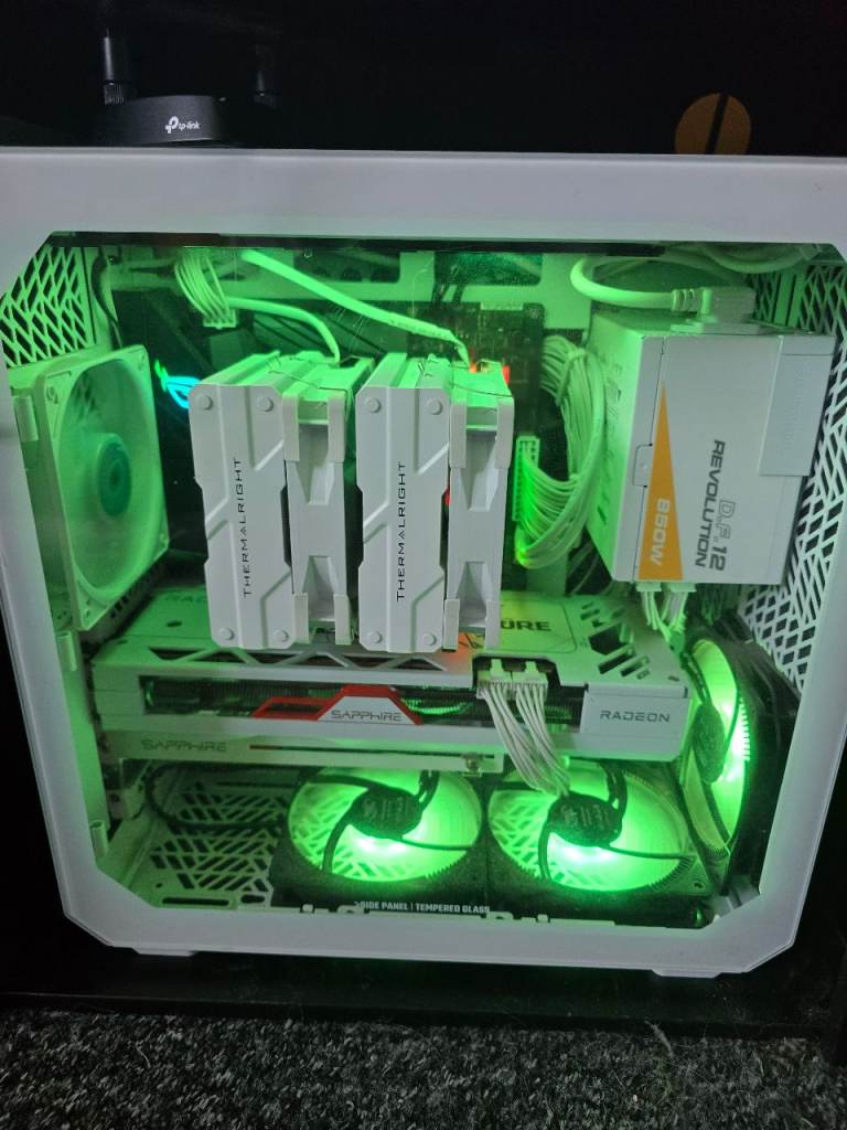 White Gaming PC High End 1440p - 5800x, 7800XT, 32GB RAM