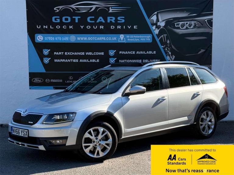 2017 Skoda Octavia 2.0 TDI CR 184 Scout 4x4 5dr DSG ESTATE DIESEL Automatic