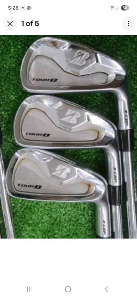 Bridgestone tour b irons