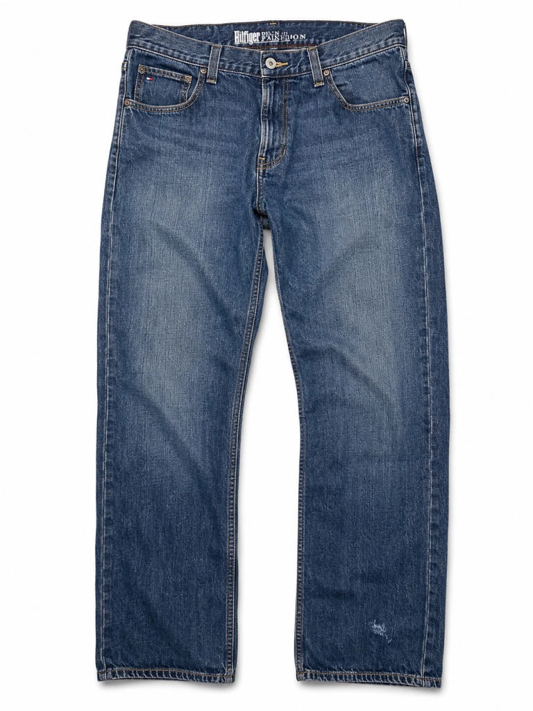 Men’s Tommy Hilfiger Denim Jeans Blue W34 L28 Straight