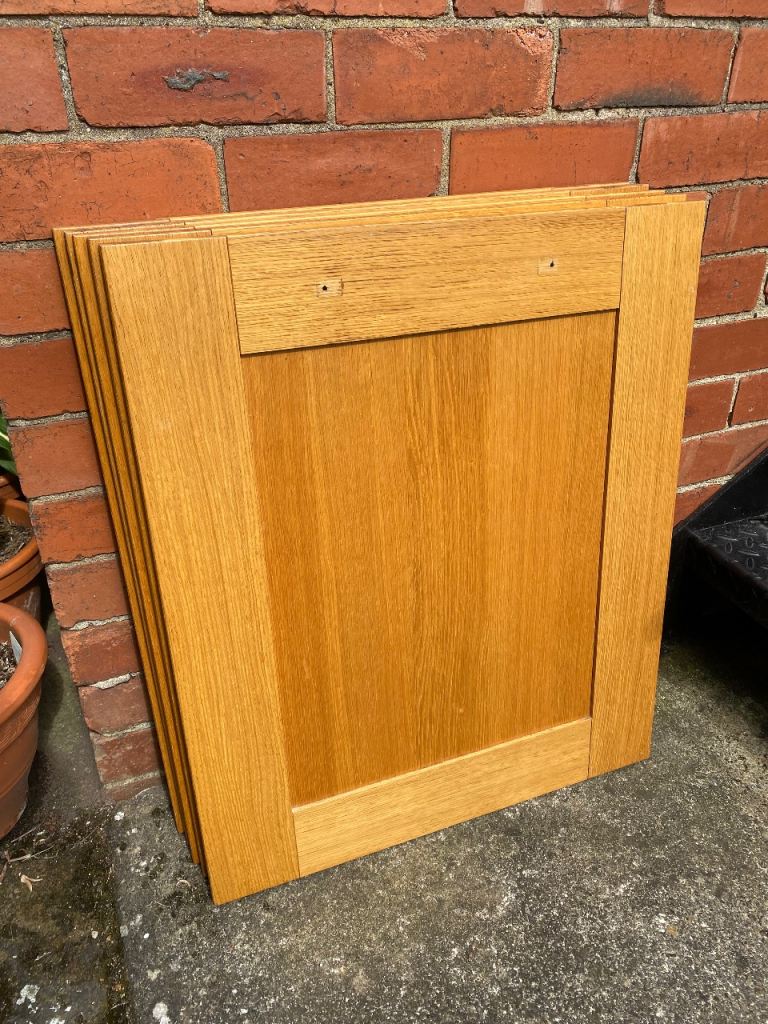 5X Solid Oak Wooden Shaker Kitchen Doors