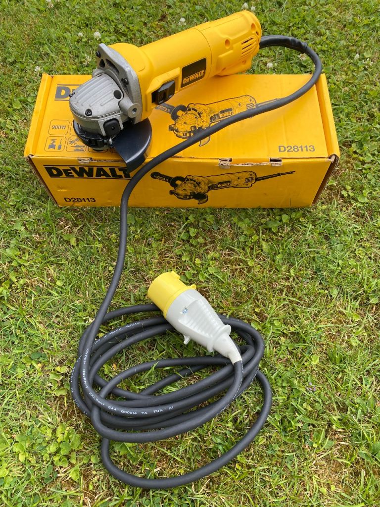 Dewalt 110v Angle Grinder.