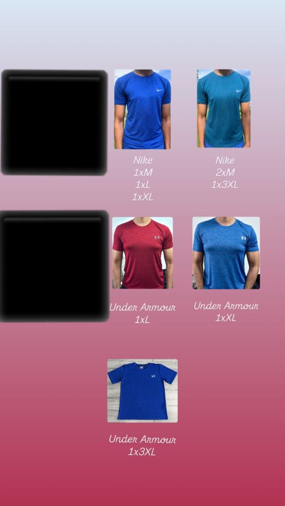 Nike & Under Armour Mens T-Shirts - Various Sizes