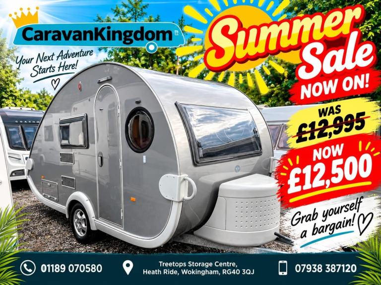 KNAUS TAB 400 - 2015 - 3/4 BERTH - FIXED BED - MOVER & AWNING - VGC 