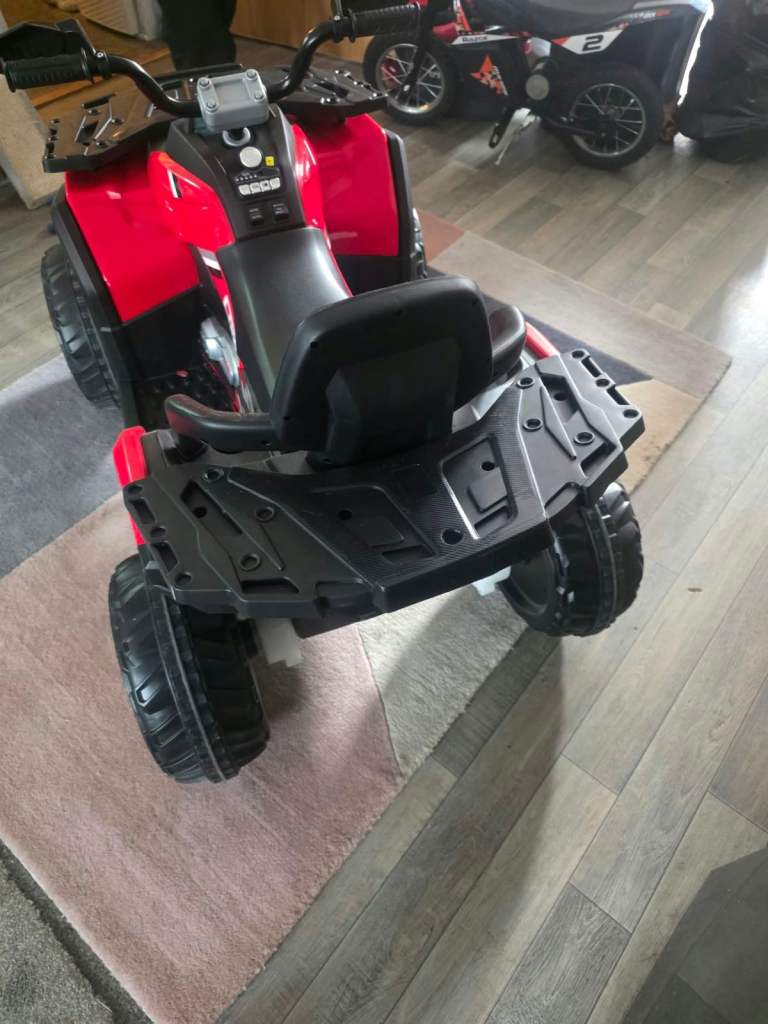 Kids Electric Quad Bike – Red, Good Condition