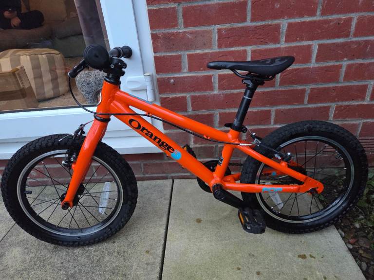 Orange POP kids pedal bike