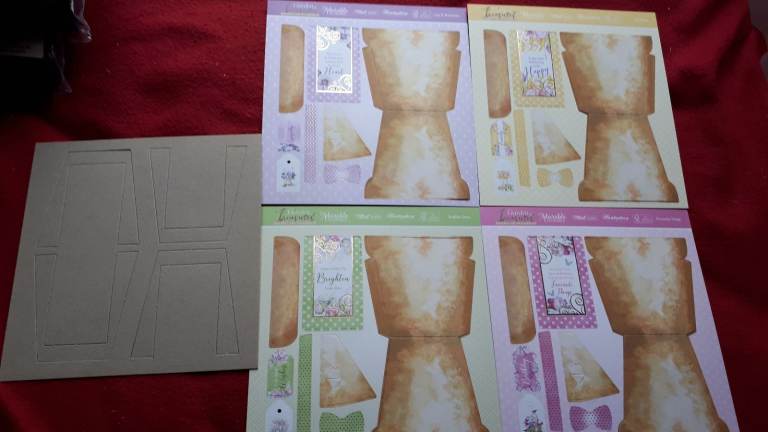 Crafting Hunky Dory Garden Treasures Perfect Plant x 4