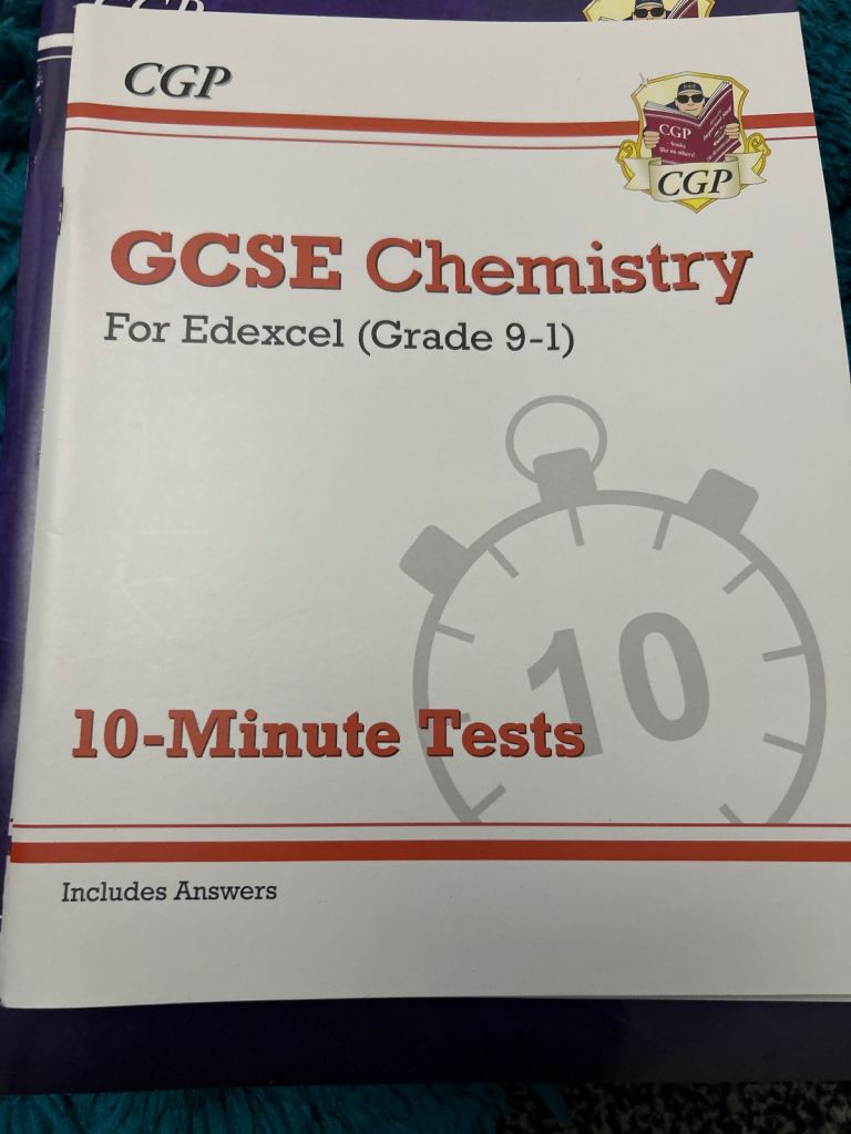 CGP GCSE Chemistry Edexcel 9-1 10-Minute Tests Book