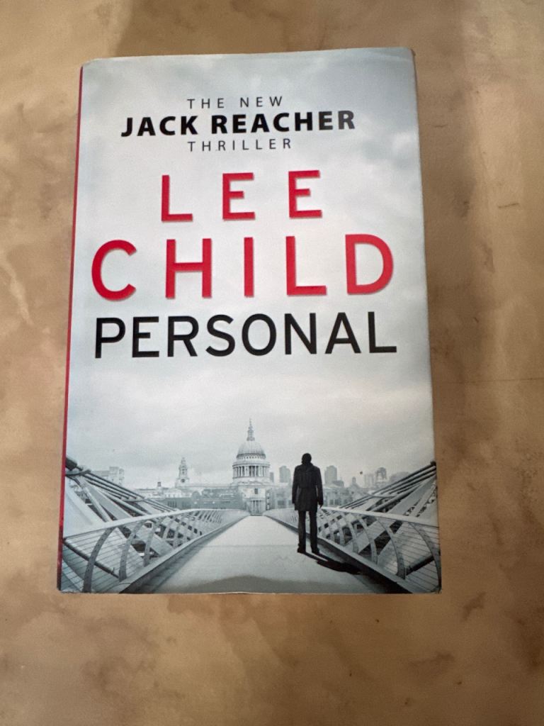 Lee Child Jack Reacher Thriller 'Personal' hardcover Book