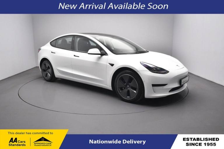 2021 Tesla Model 3 Standard Range Plus Saloon 4dr Electric Auto RWD (241 bhp) Saloon ELECTRIC Aut...
