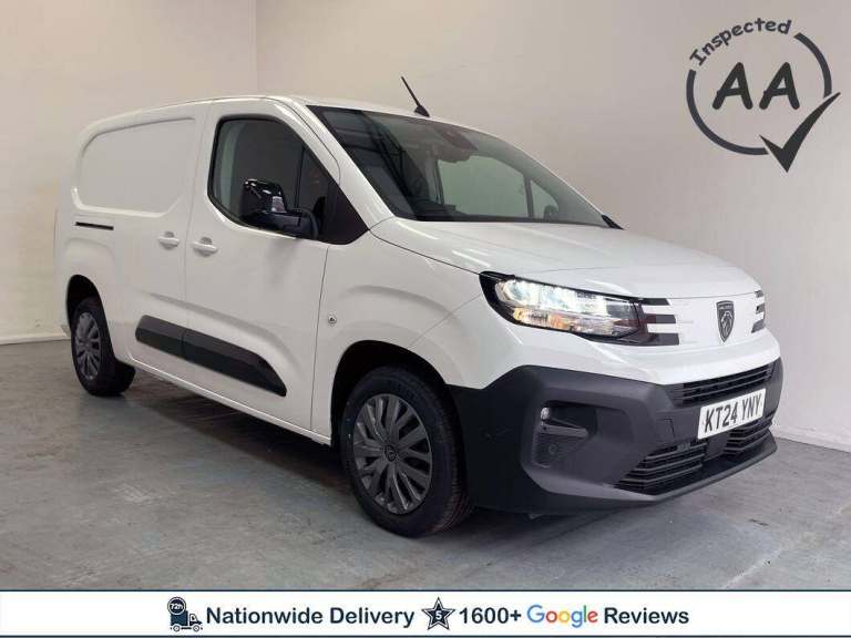 2024 Peugeot Partner 1.5 BlueHDi 950 Asphalt Long Panel Van LWB Euro 6 (s/s) 6dr PANEL VAN Diesel...