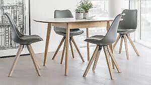 NEW - Modern style Table & 4 Chairs