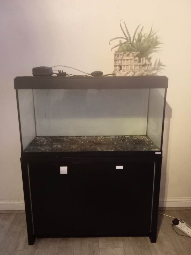image for Fish tank stand full set up with extras 