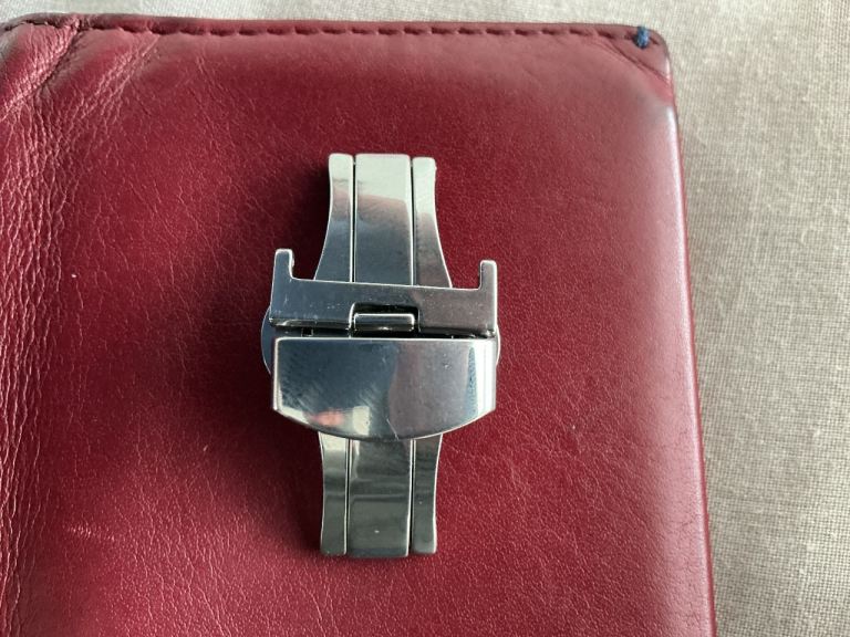 Watch strap deployment clasp