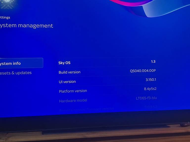 65 inch sky glass tv 
