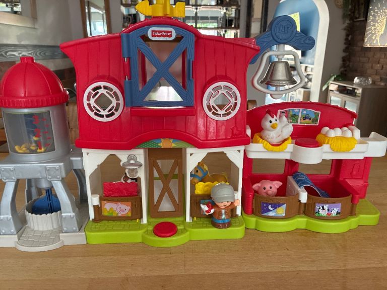 Fisher-Price Little People Caring for Animals Farm Toy – Good Condition
