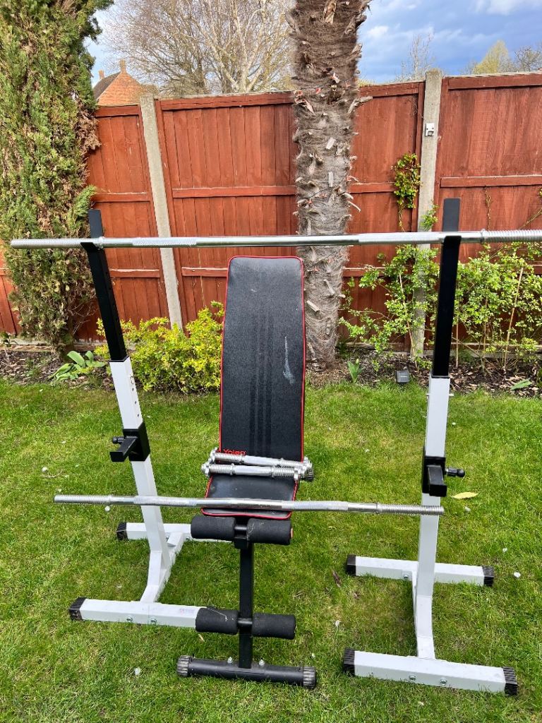 Free weights and bench