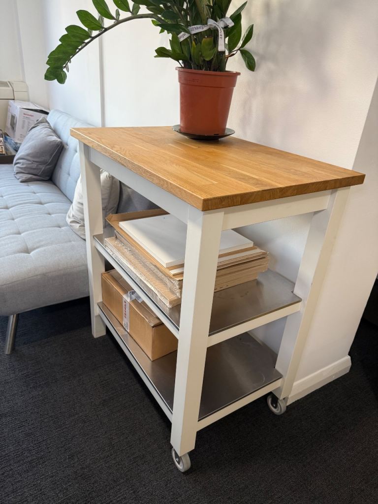 IKEA STENSTORP Kitchen Trolley/Kitchen Island on Wheels 