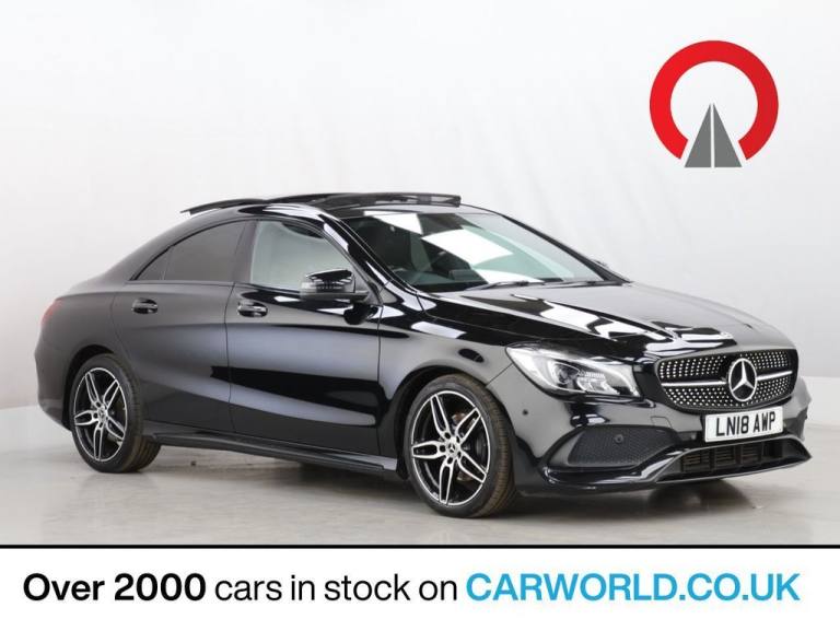 2018 Mercedes-Benz CLA 1.6 CLA180 AMG Line Coupe 4dr Petrol 7G-DCT Euro 6 (s/s) (122 ps) Saloon P...