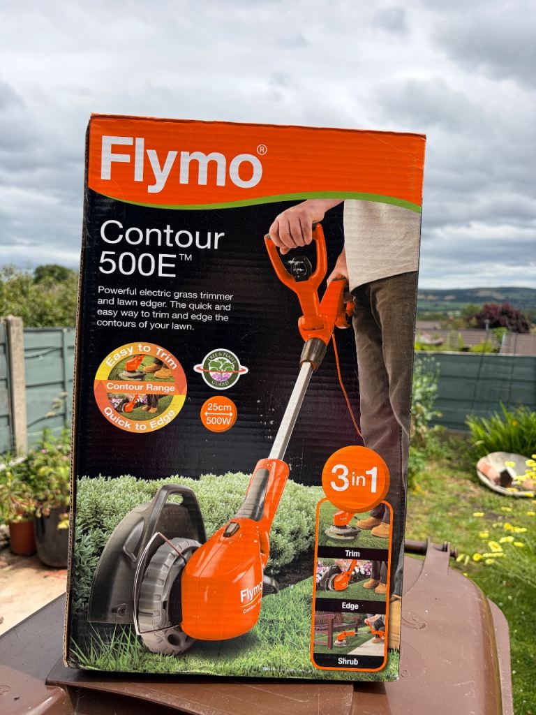Flymo Contour 500E Electric Grass Trimmer and Edger – Good Condition