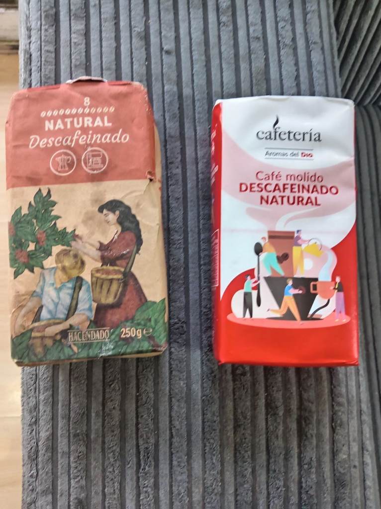 Two Bags of Decaffeinated Ground Coffee – New