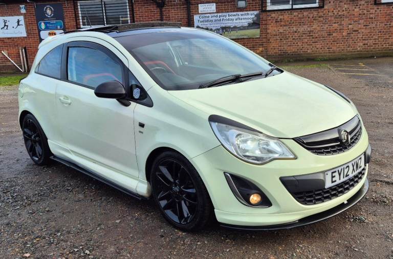 2012 12 Vauxhall, CORSA 1.4 sri Manual 107k 12 month mot Ulez Pan roof 