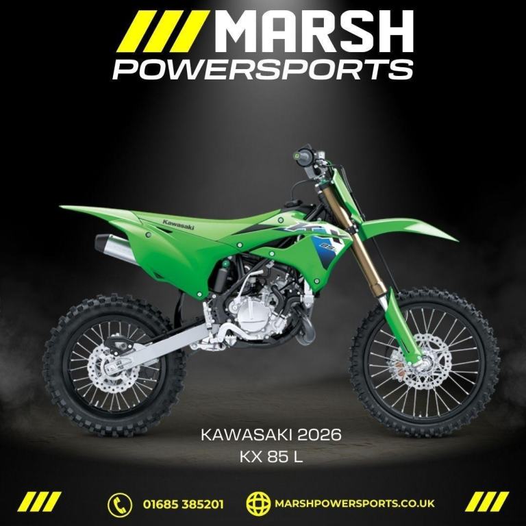 Kawasaki KX 85 L 2026 - Kawasaki Main Dealer - Reserve Yours Today!